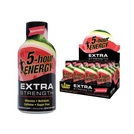 5 HOUR ENERGY Extra Strength Sugar Free Watermelon Energy Shot 1.93 oz 775121